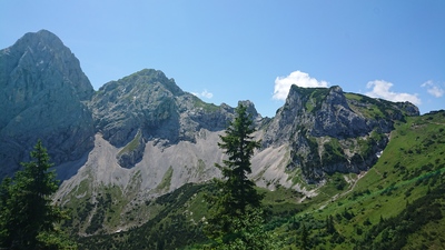 Blick in die Tannheimer Berge von Horst Schnippert
