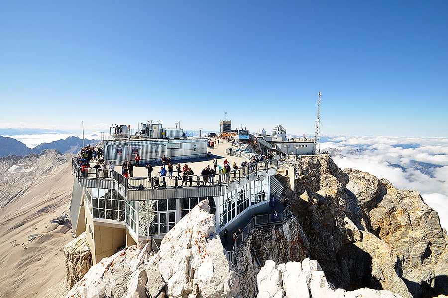 Munchner Haus Zugspitze Ubernachten Wetterstein Alpenverein